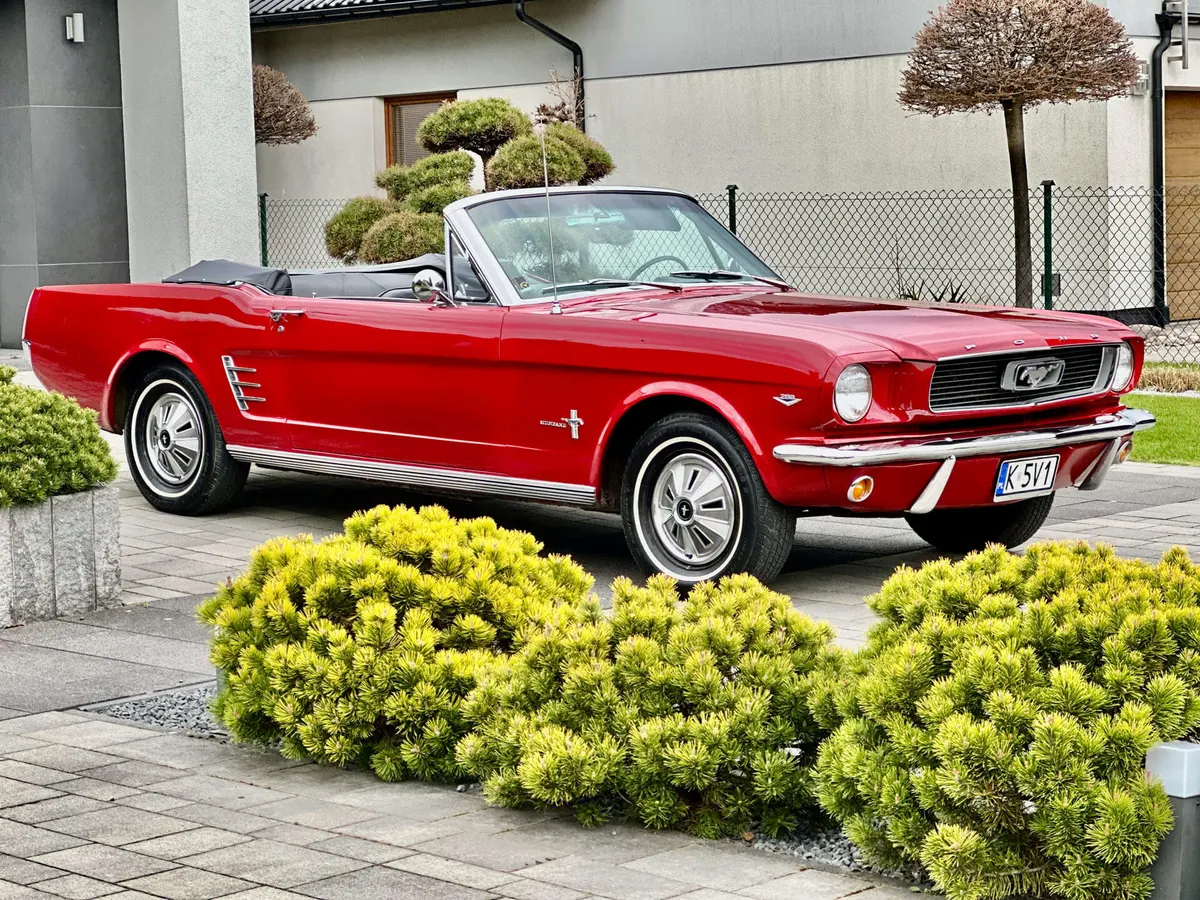 Ford Mustang Cabrio Czerwony – zdjęcie 1 z 6